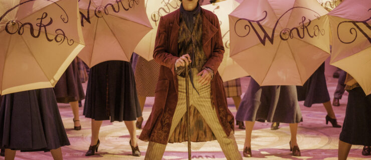 Timothée Chalamet as Willy Wonka in "Wonka".