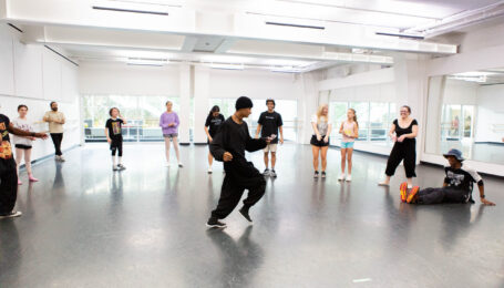 Alfonso Pulé and The Groovemeant Community teaching at Oklahoma City Ballet.