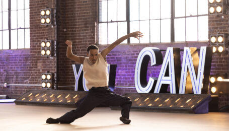 Contestant Braylon Browner performs a contemporary dance routine during “SYTYCD” auditions.